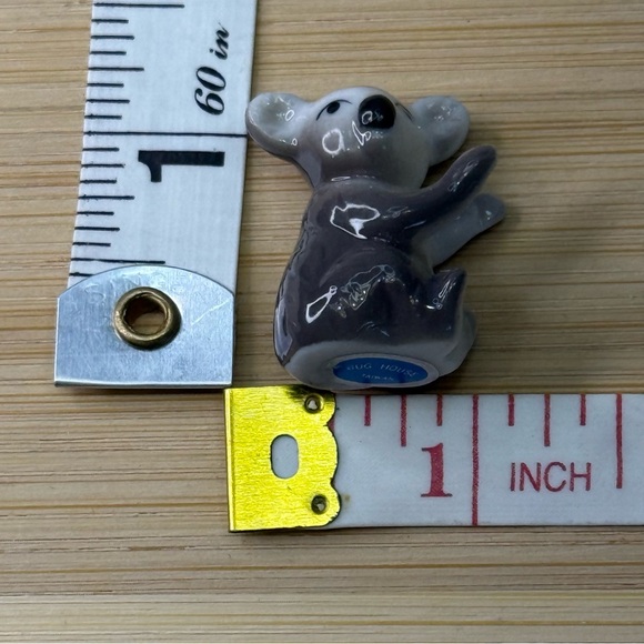 Vintage Bug House Baby Koala Miniature Bone China Figurine Japan - Picture 14 of 14